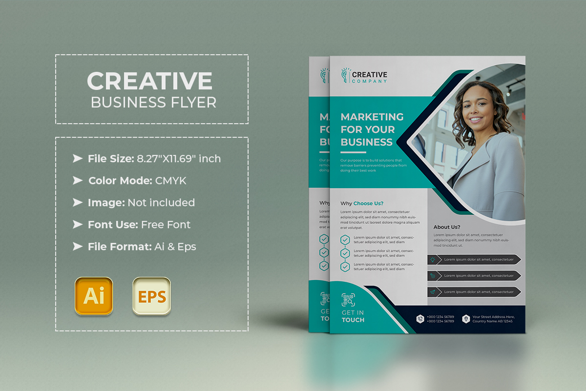 Creative Business Flyers template