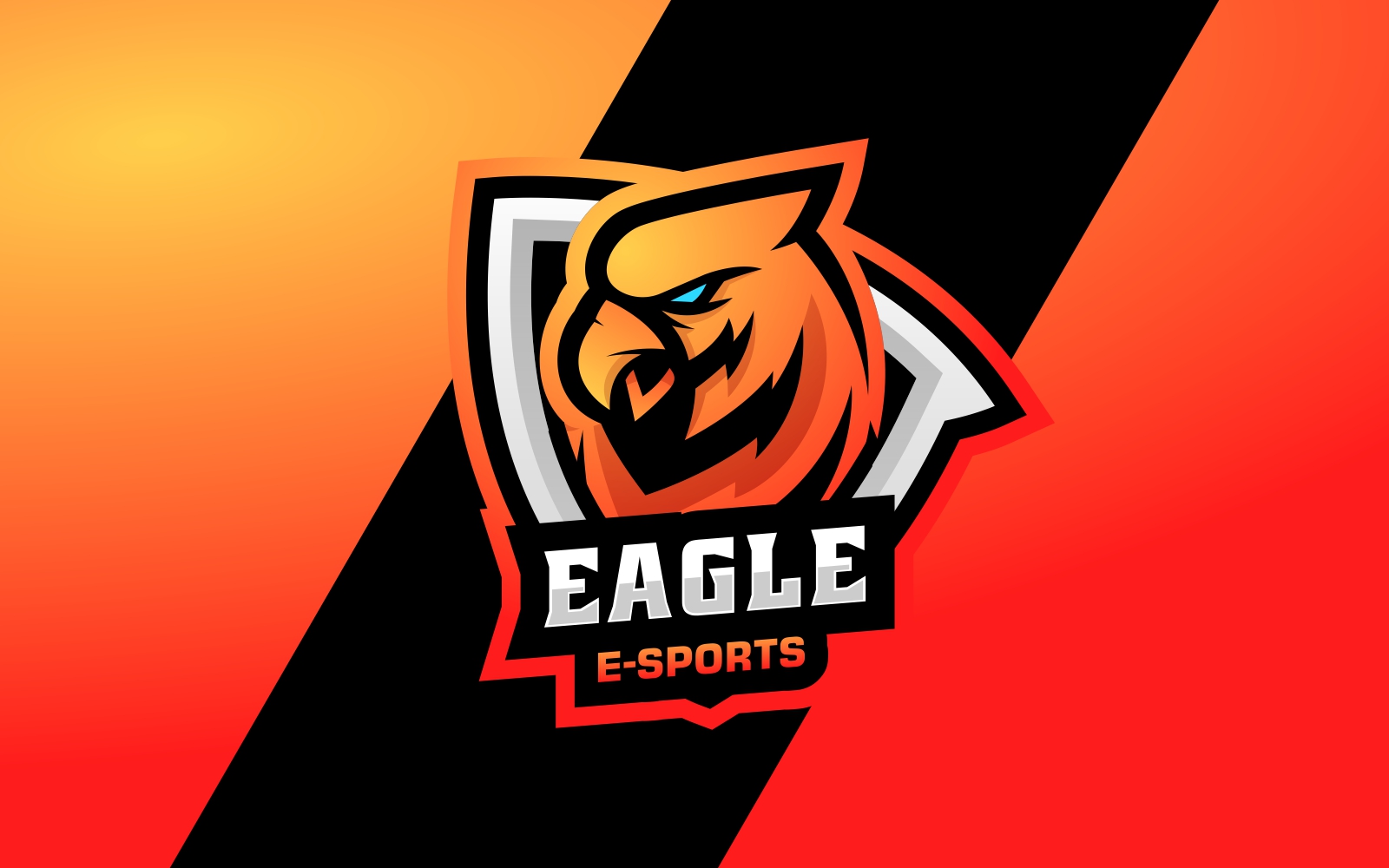 Eagle E-Sports Logo Template
