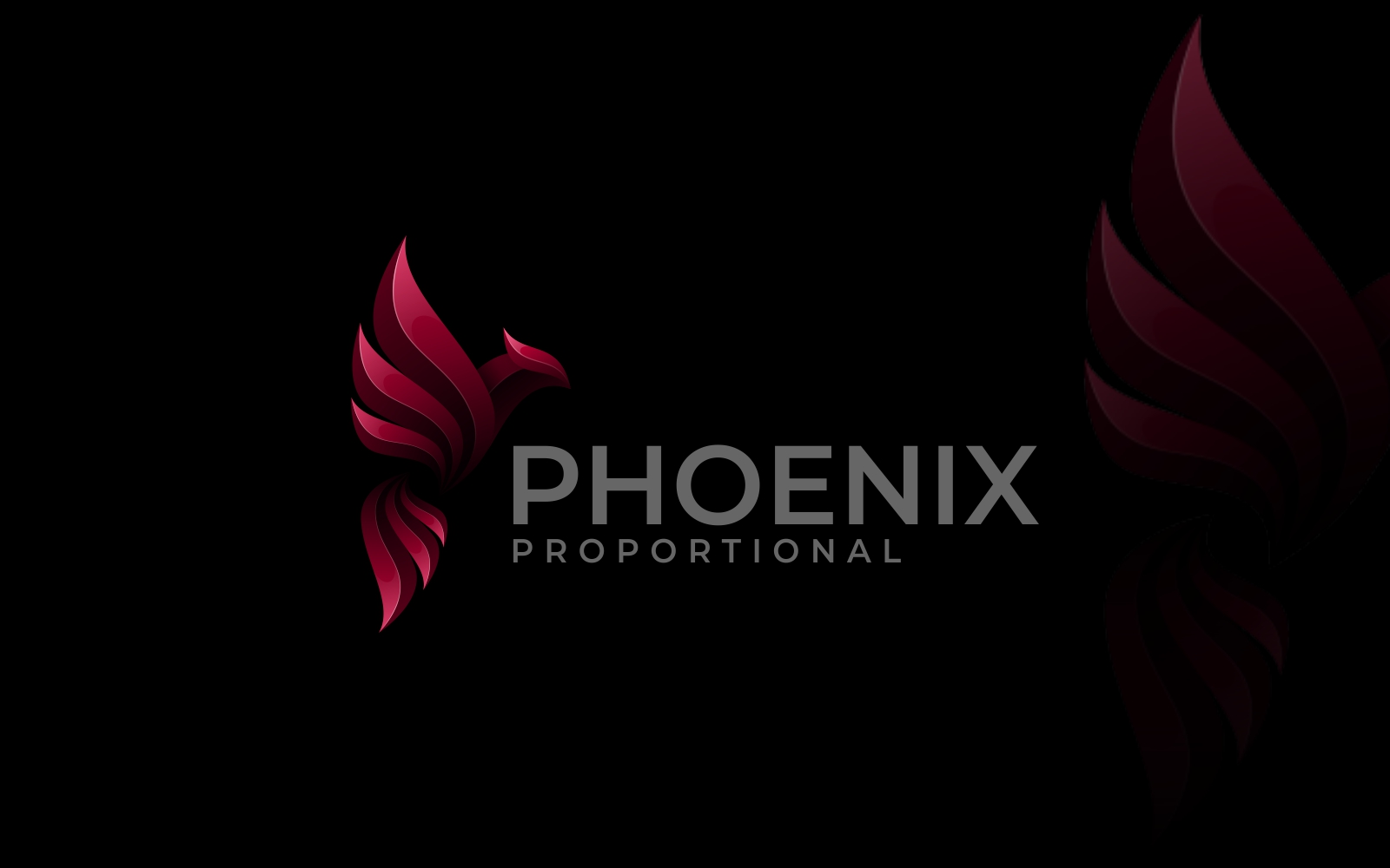 Dark Phoenix Gradient Logo