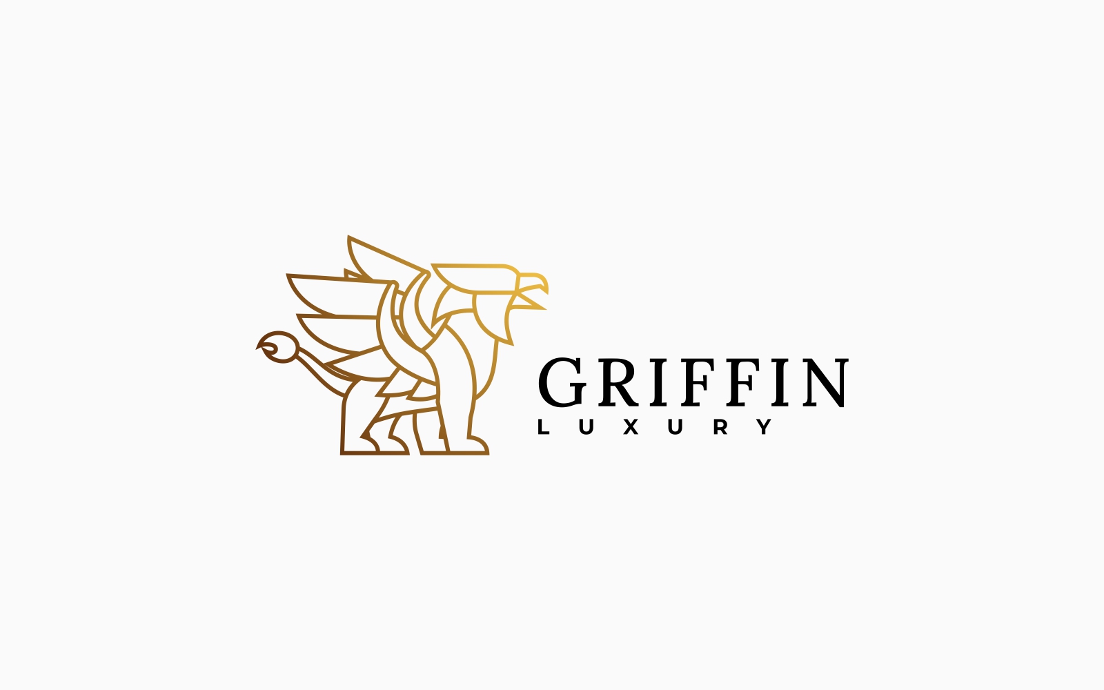 Griffin Line Art Luxury Logo