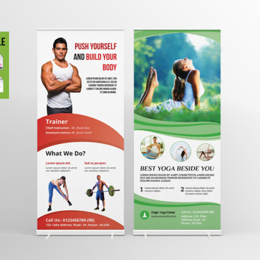 Fitness Banner Corporate Identity 225992