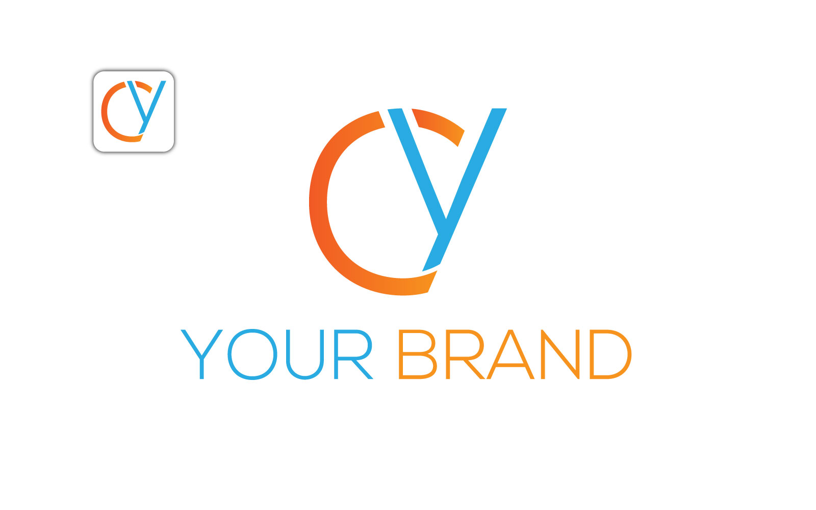 C  Y Luxury  Logo Vector Template