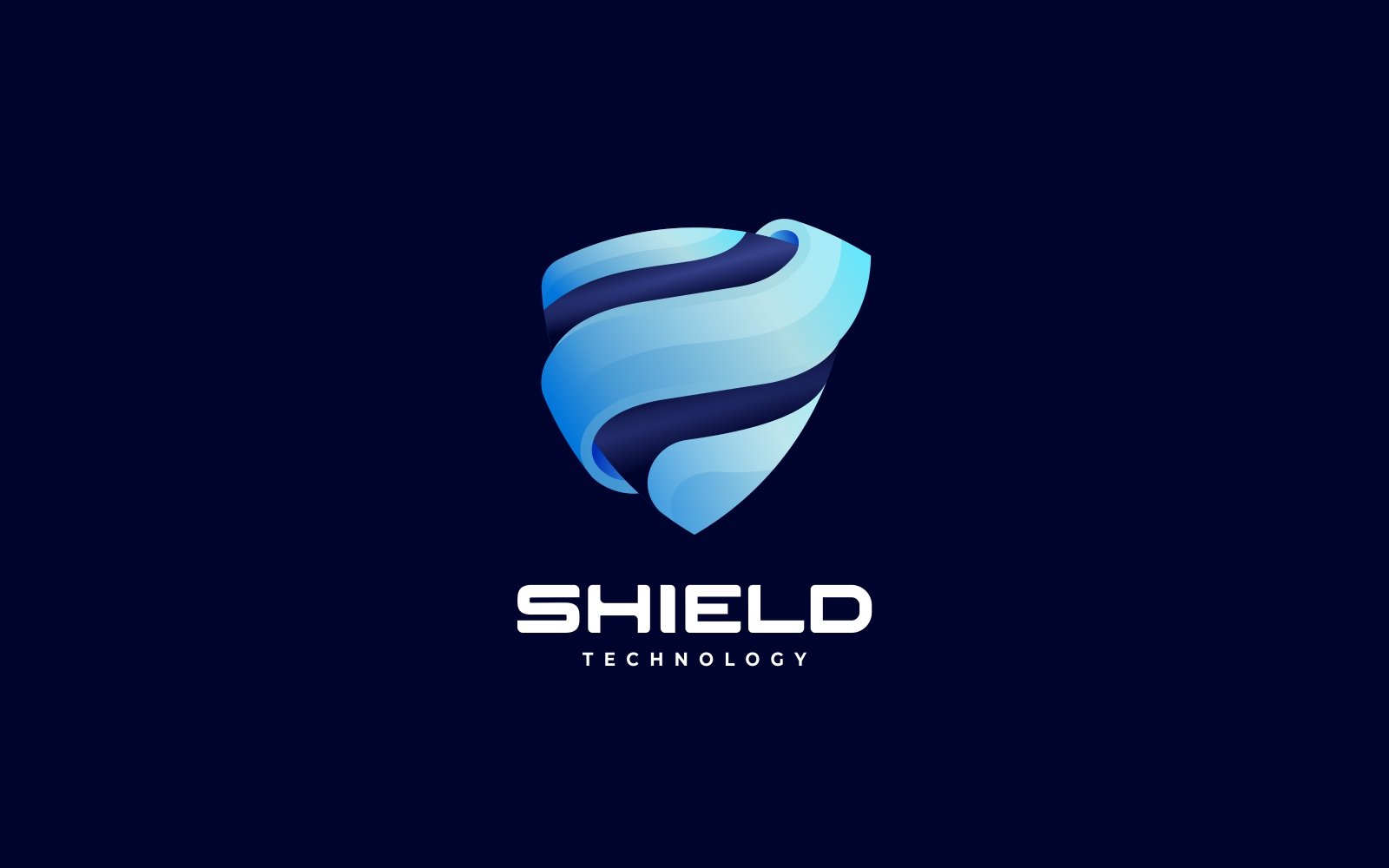 Shield Technology Gradient Logo