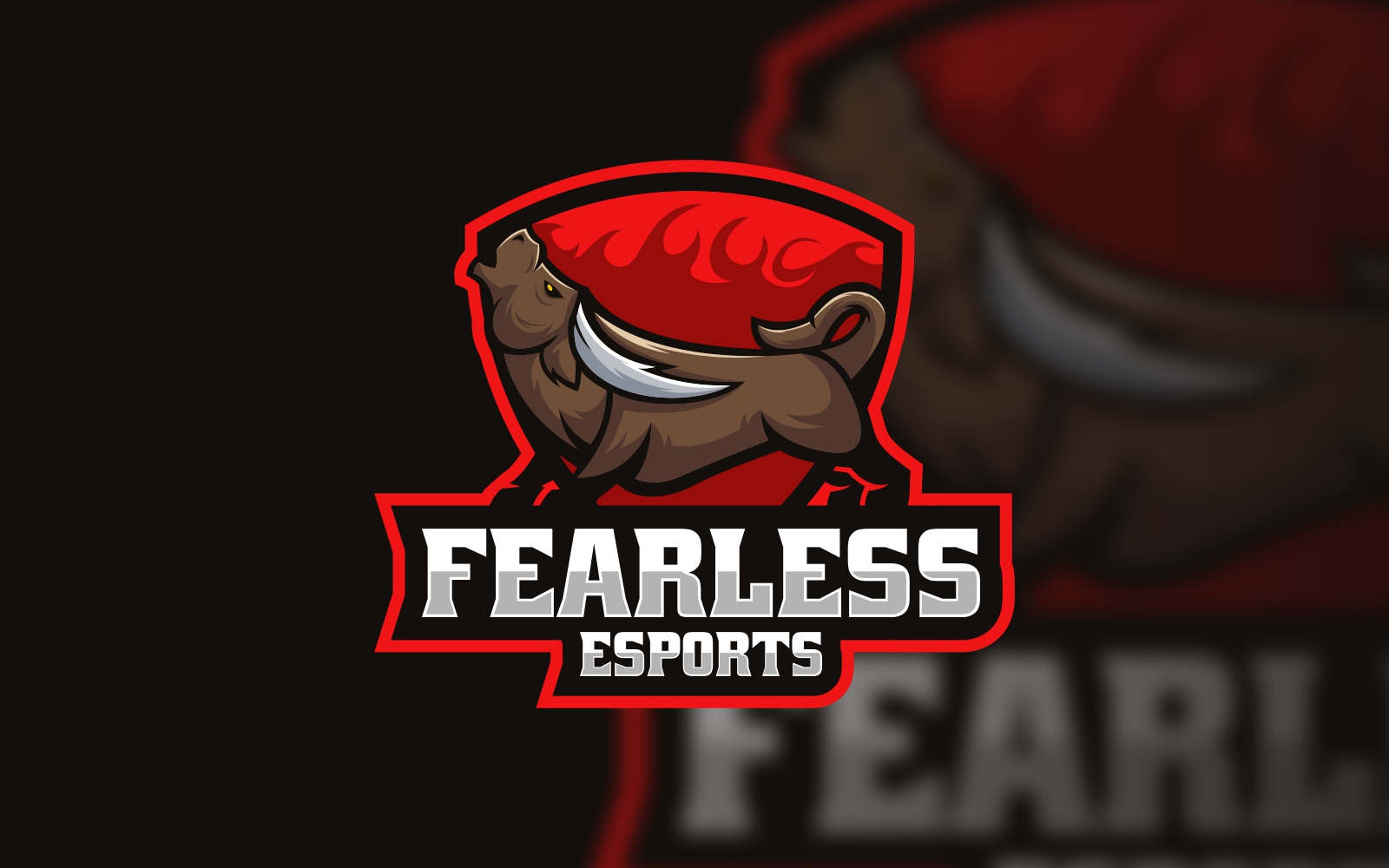 Bull Fearless E-Sports Logo