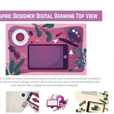 Designer Digital Illustrations Templates 226111