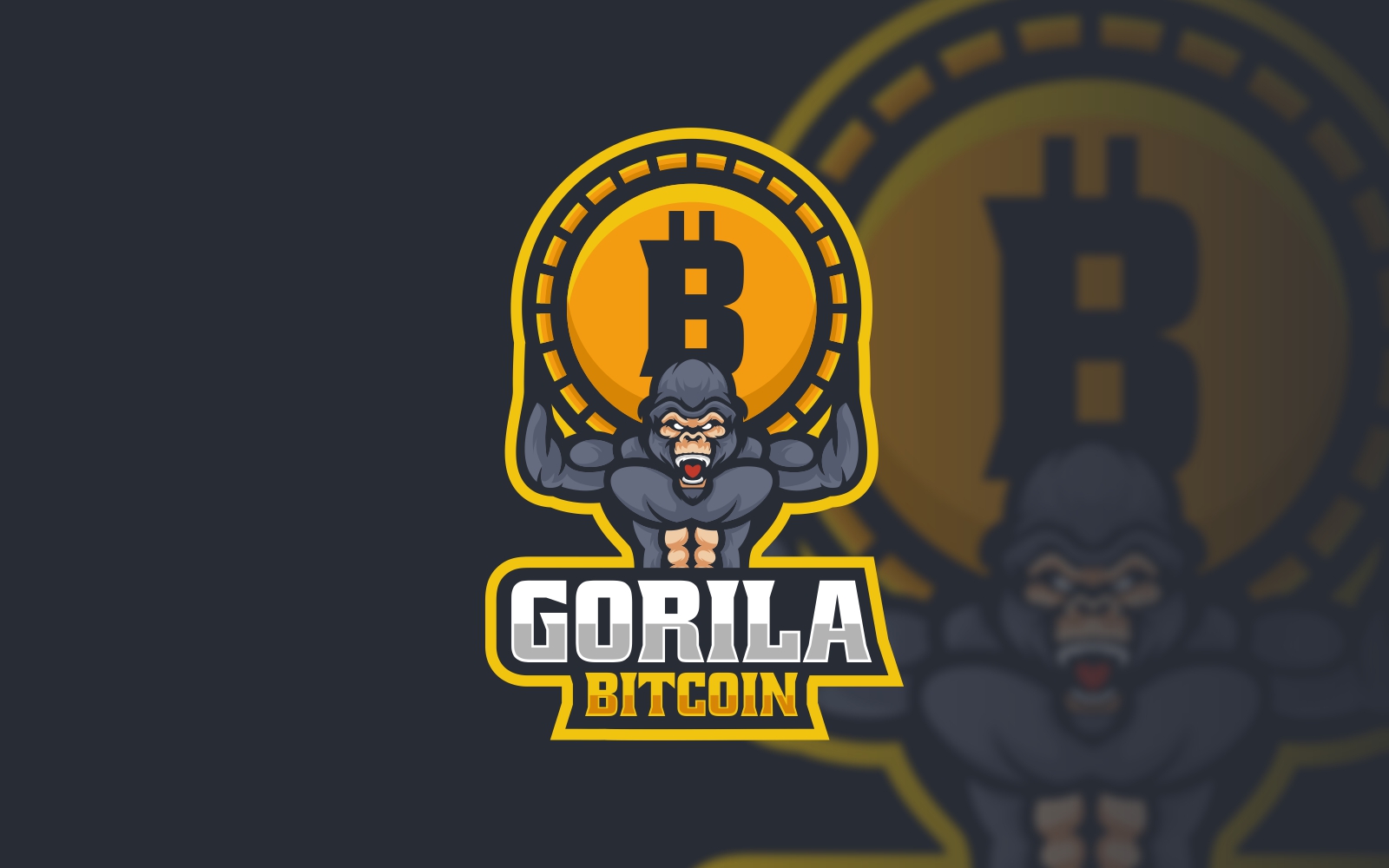 Gorilla Bitcoin E-Sports Logo