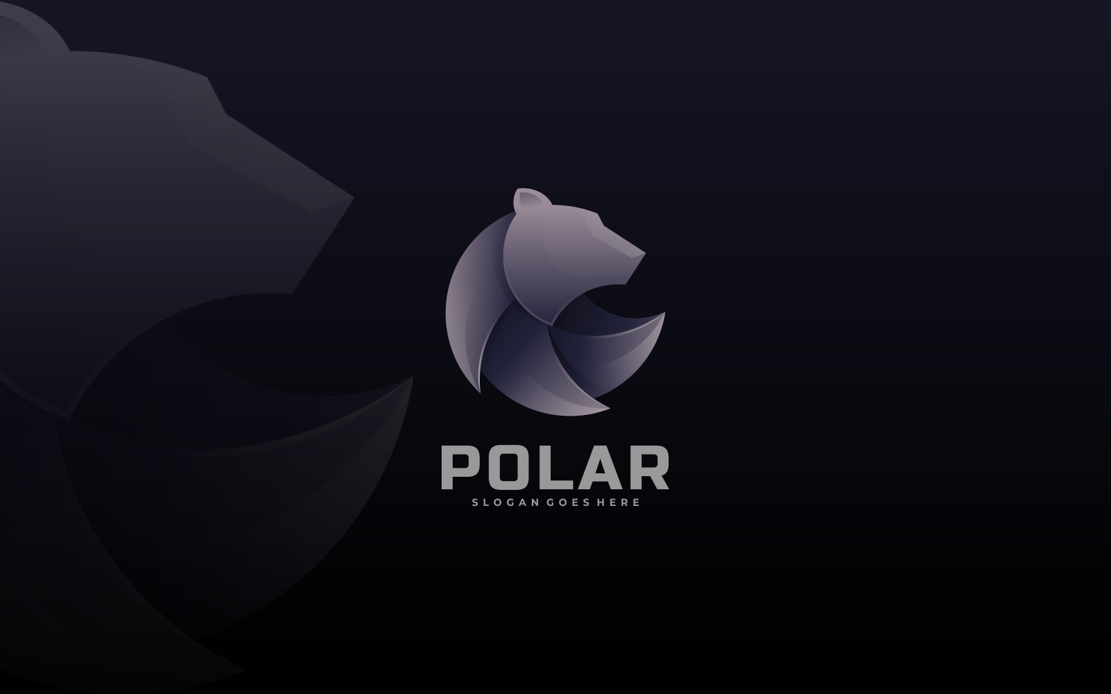 Polar Gradient Color Logo