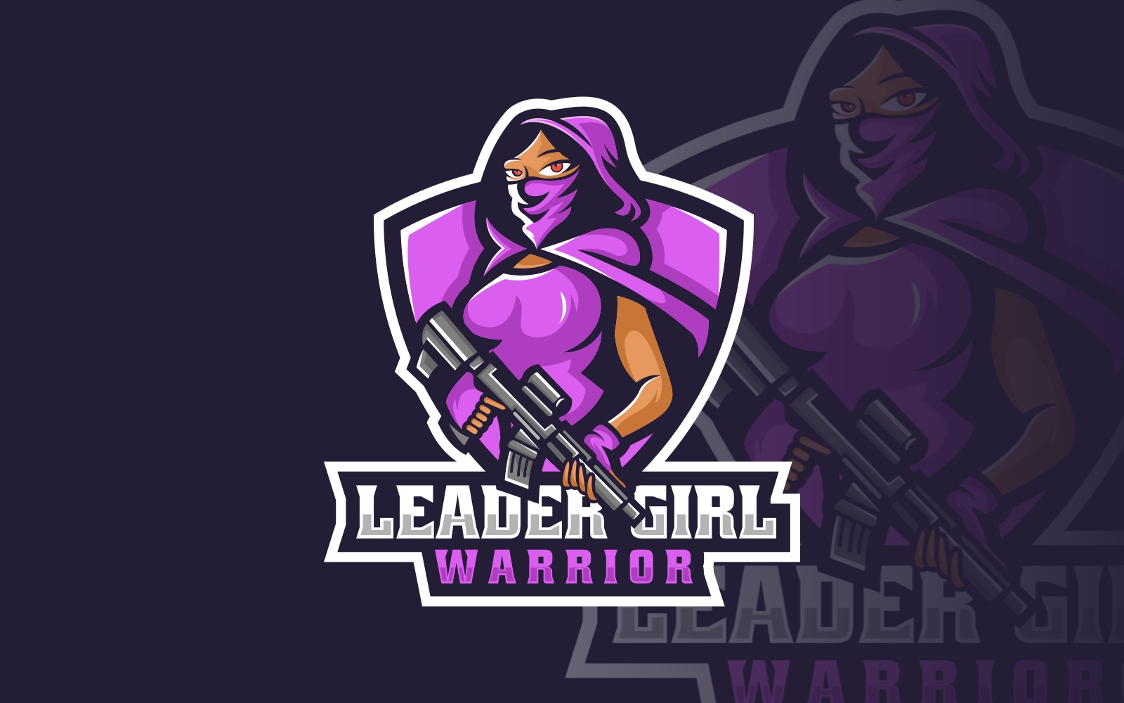 Leader Girl Sport and E-Sports Logo