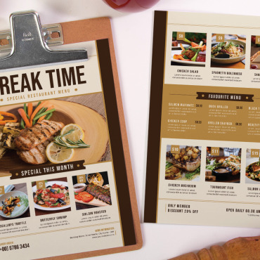 Food Menu Corporate Identity 226338