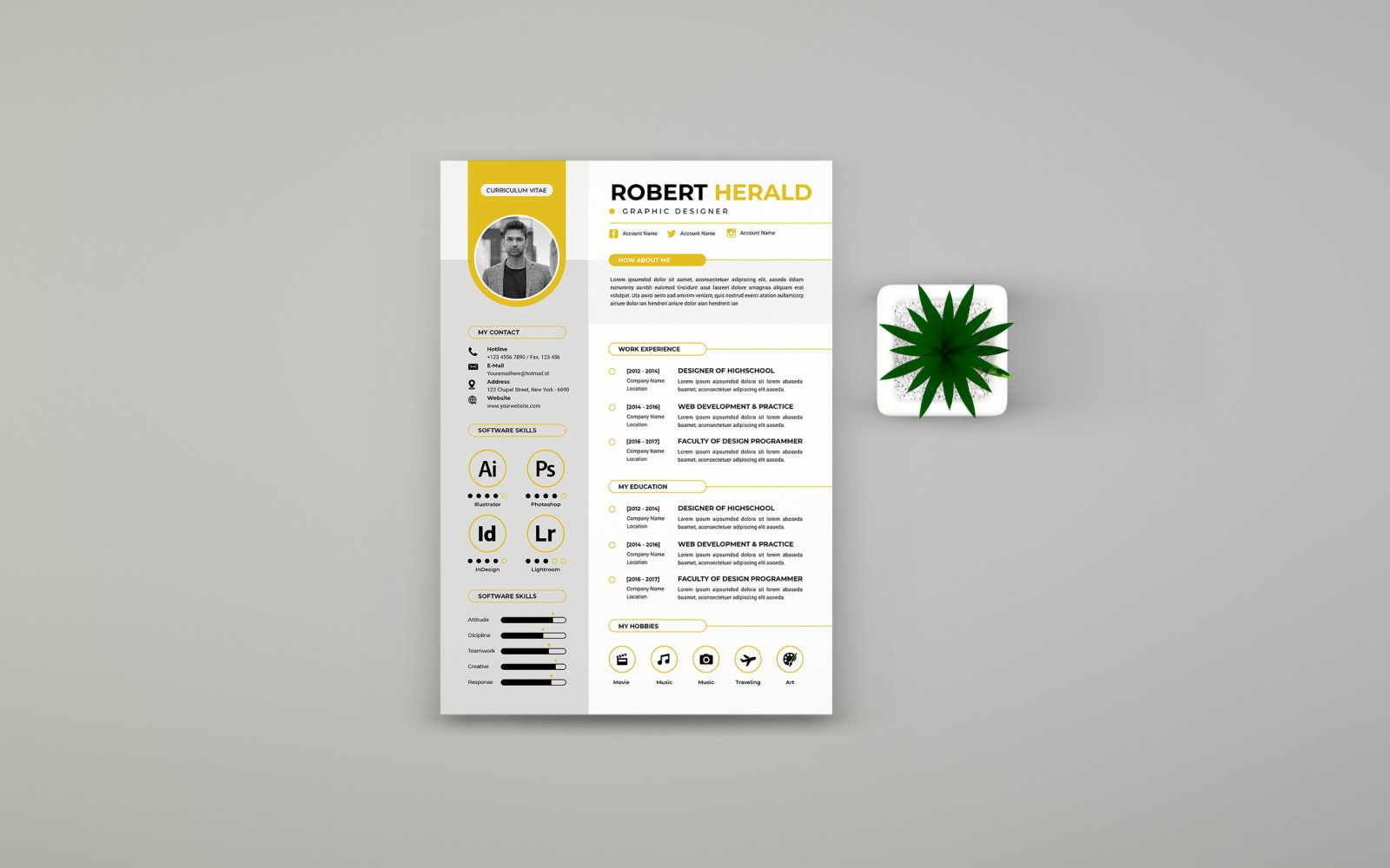 Creative Resume CV Template