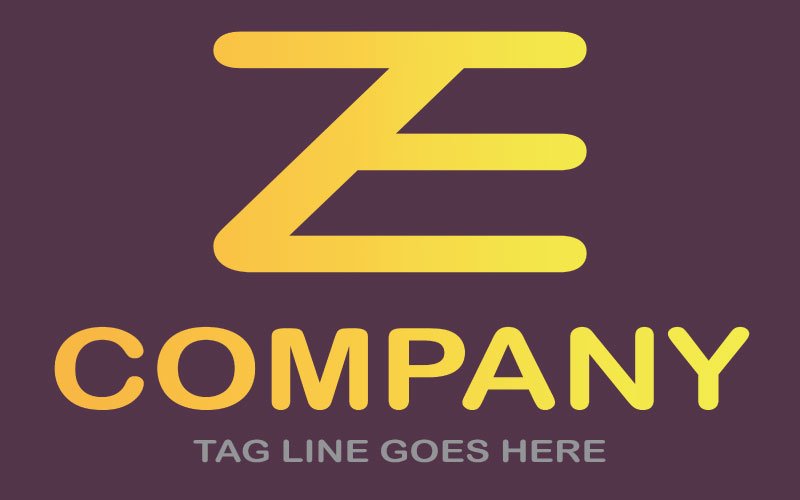 Creative Z and E Letter Logo