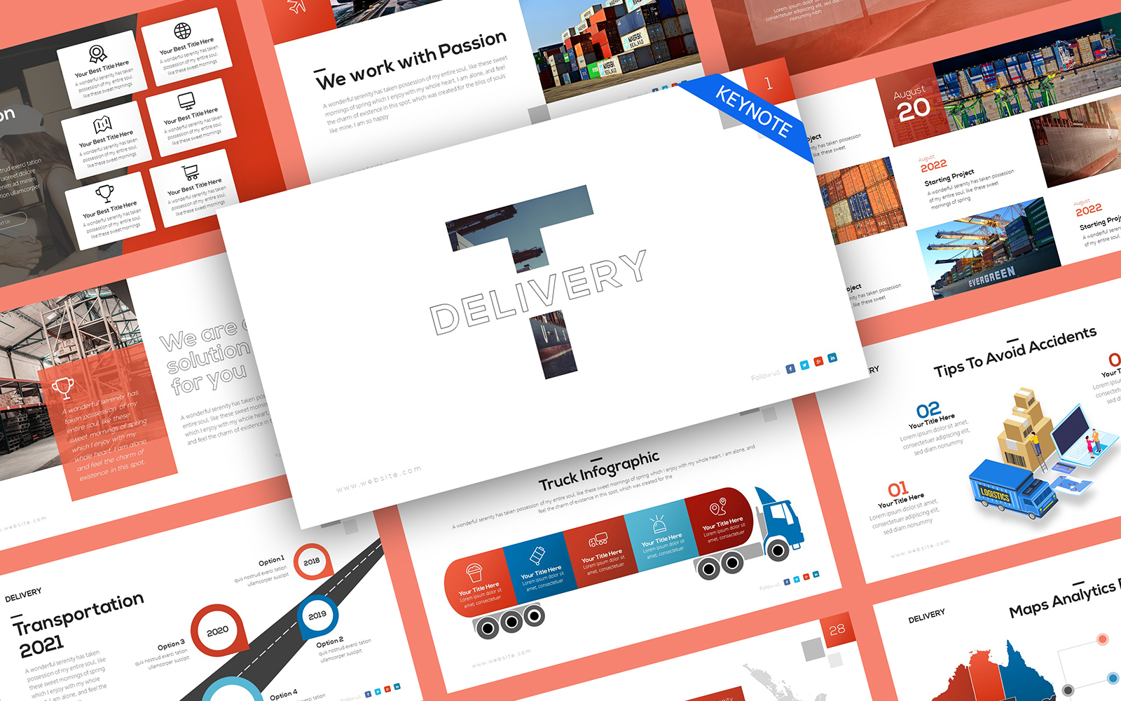 Delivery Logistics Keynote Template
