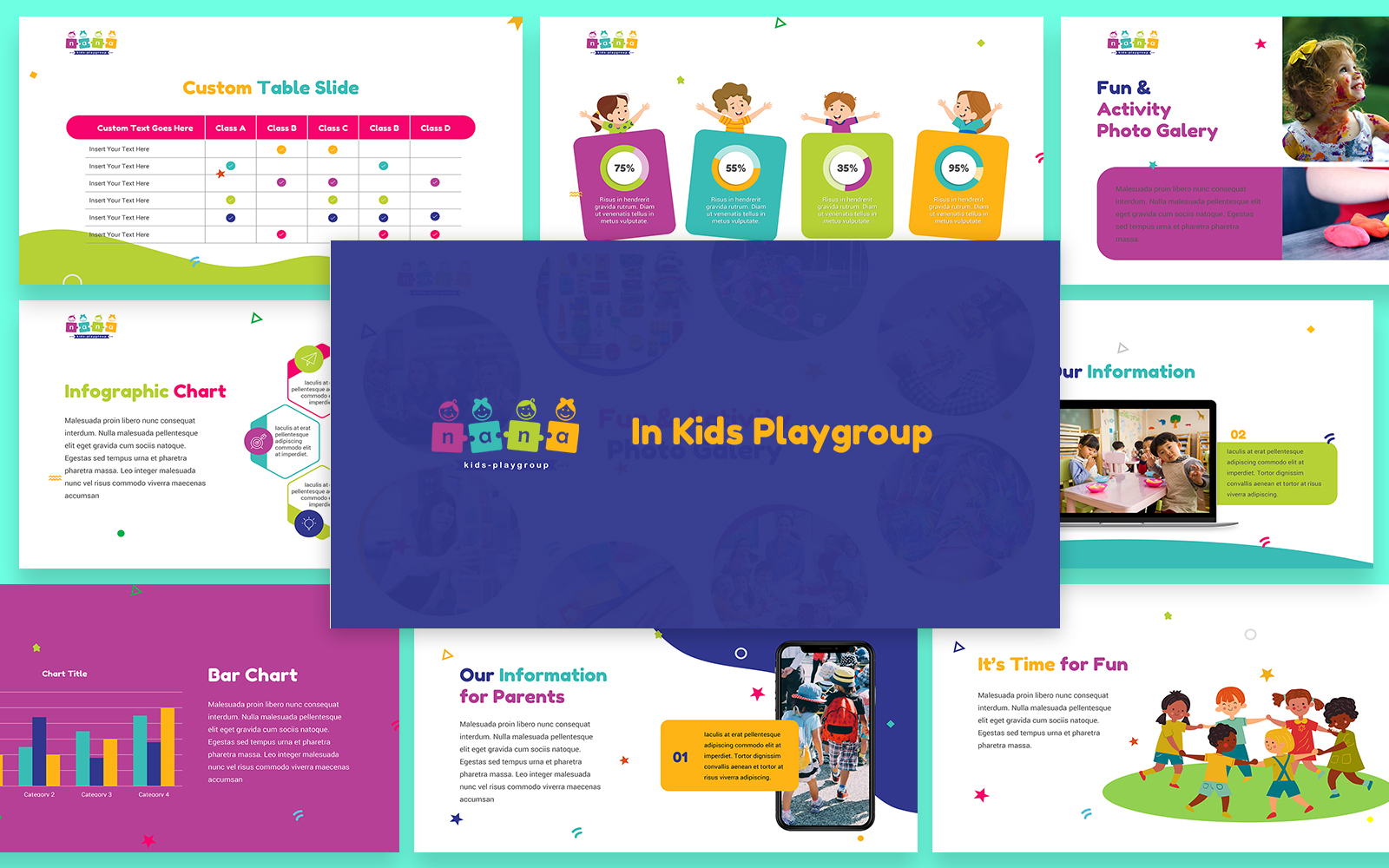 inKids Powerpoint Template