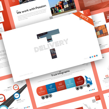 Business Cargo PowerPoint Templates 226392