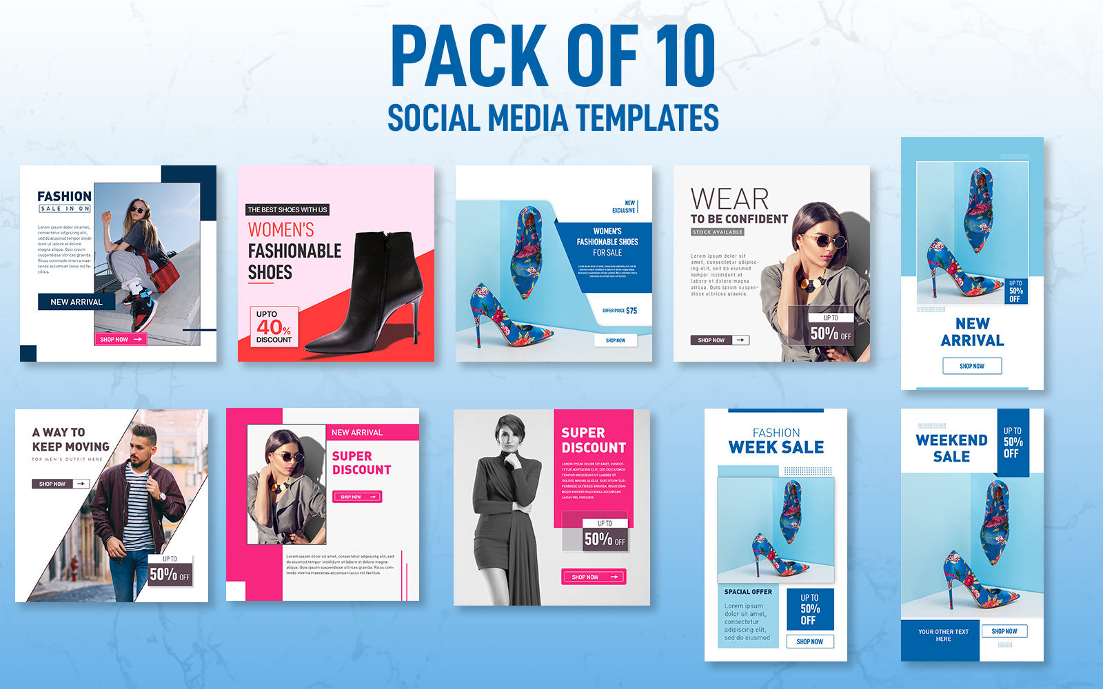 Multipurpose Social Media Pack Template