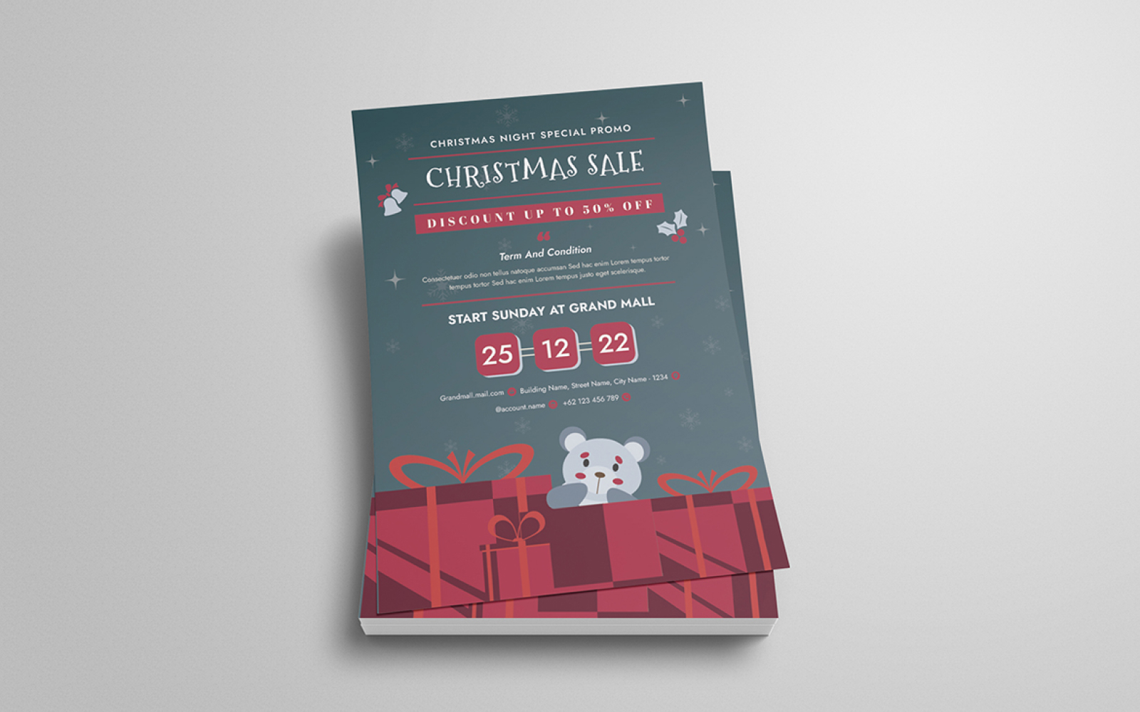 Christmas Sale Flyer Template