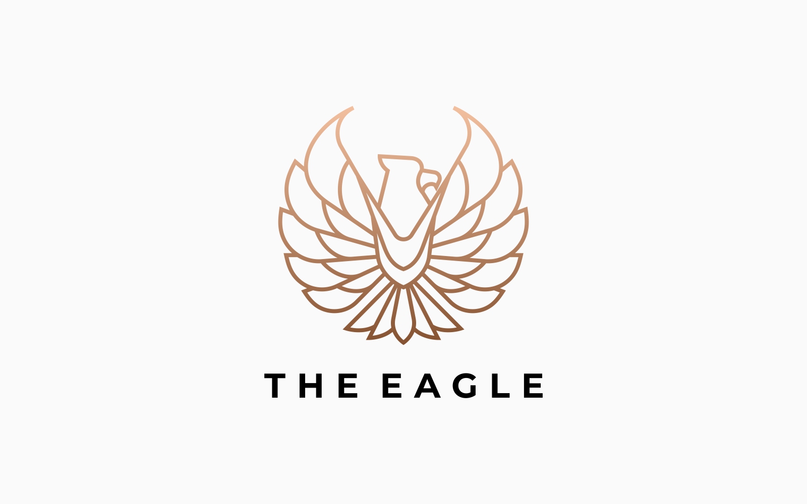 Eagle Line Art Logo Design