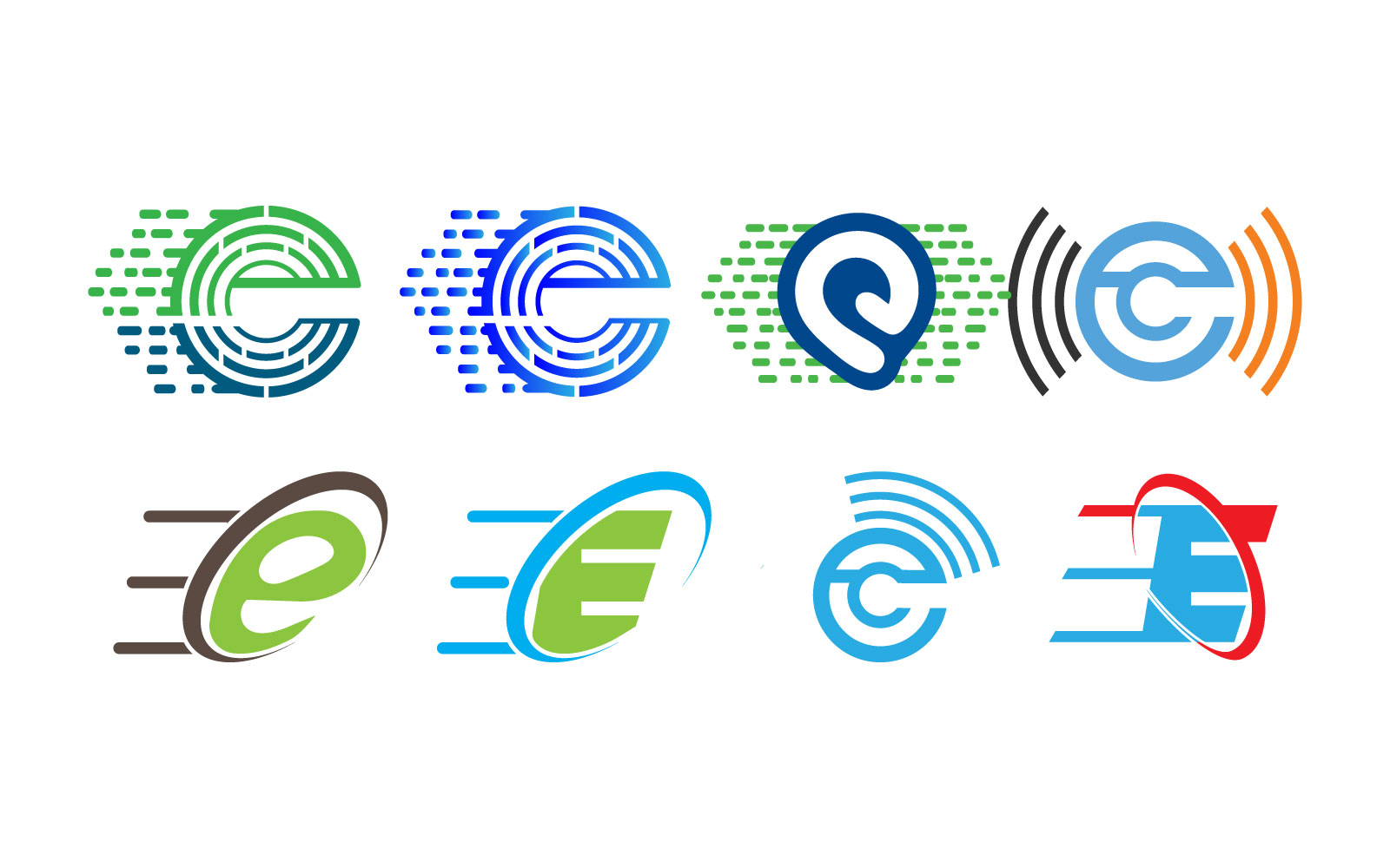 E-Letter-Tech-Logo-Design-Vector-Template