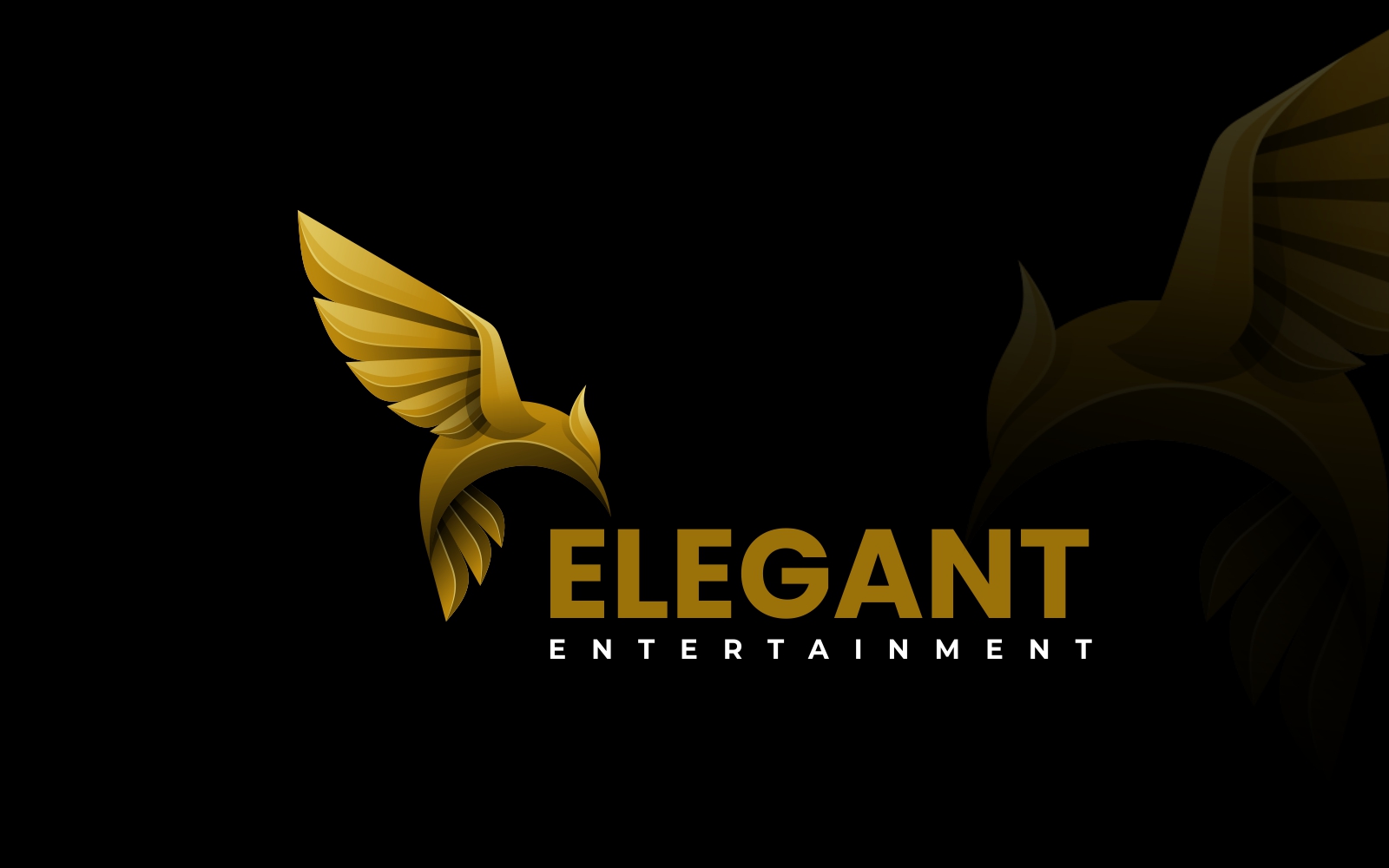 Elegant Bird Luxury Logo Style