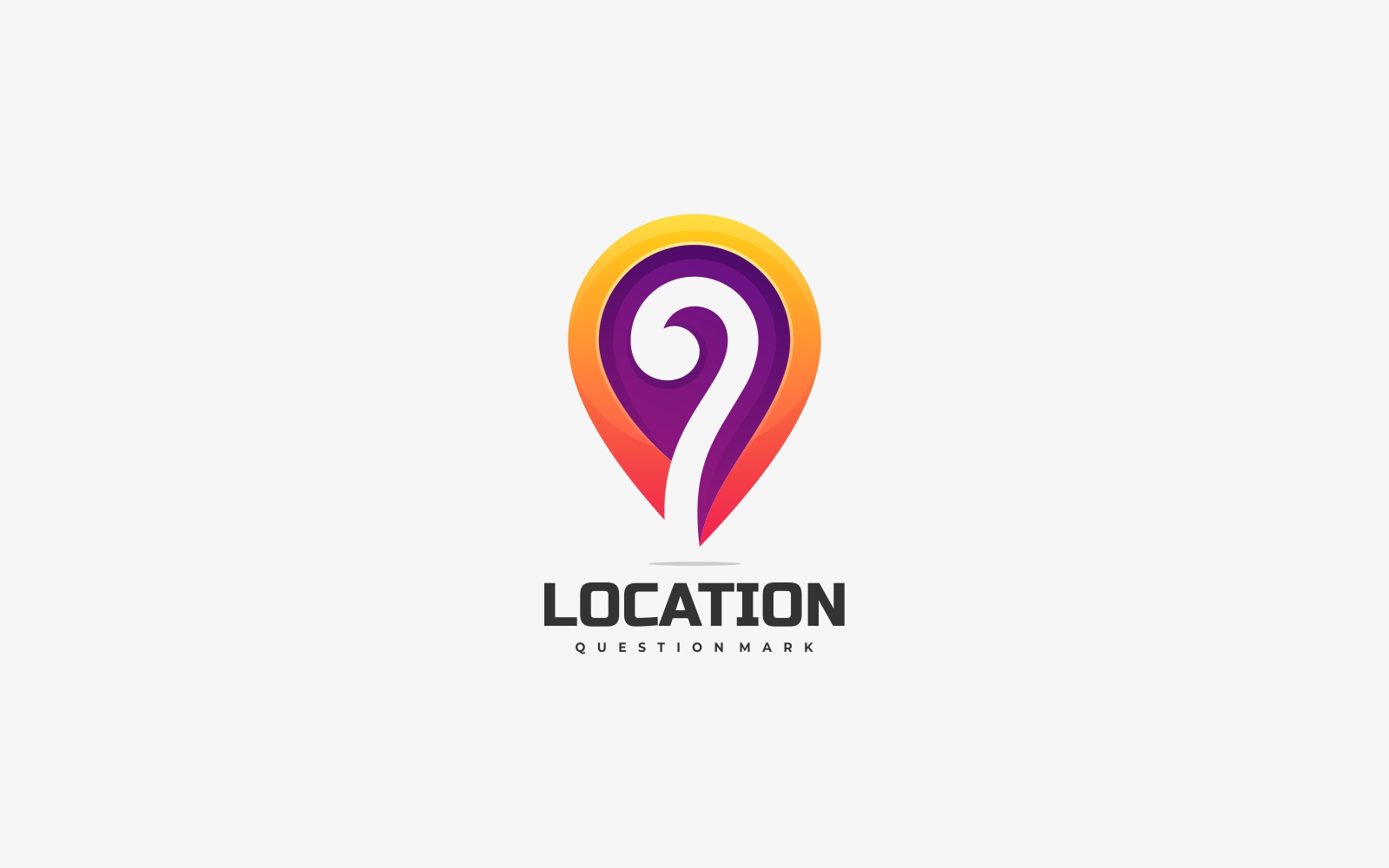 Location Maps Gradient Logo