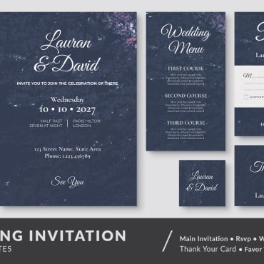 Template Invitation Corporate Identity 226525