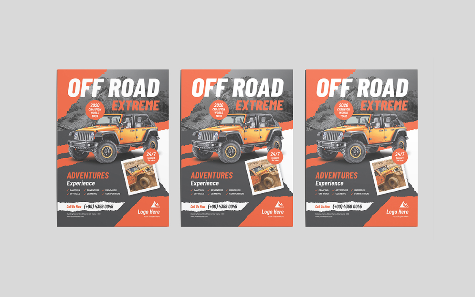 Off Road Extreme Poster Template