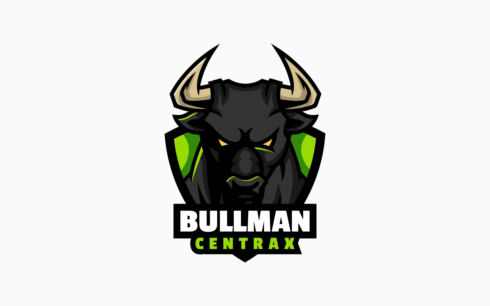 Bull Simple Mascot Logo Template