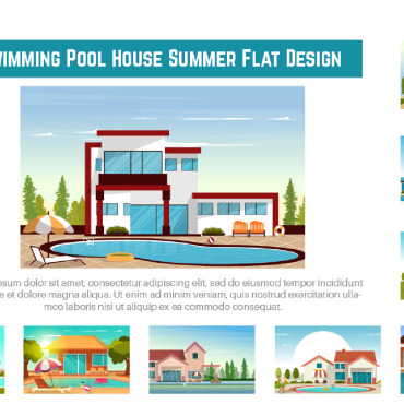 Swimming Pool Illustrations Templates 226635