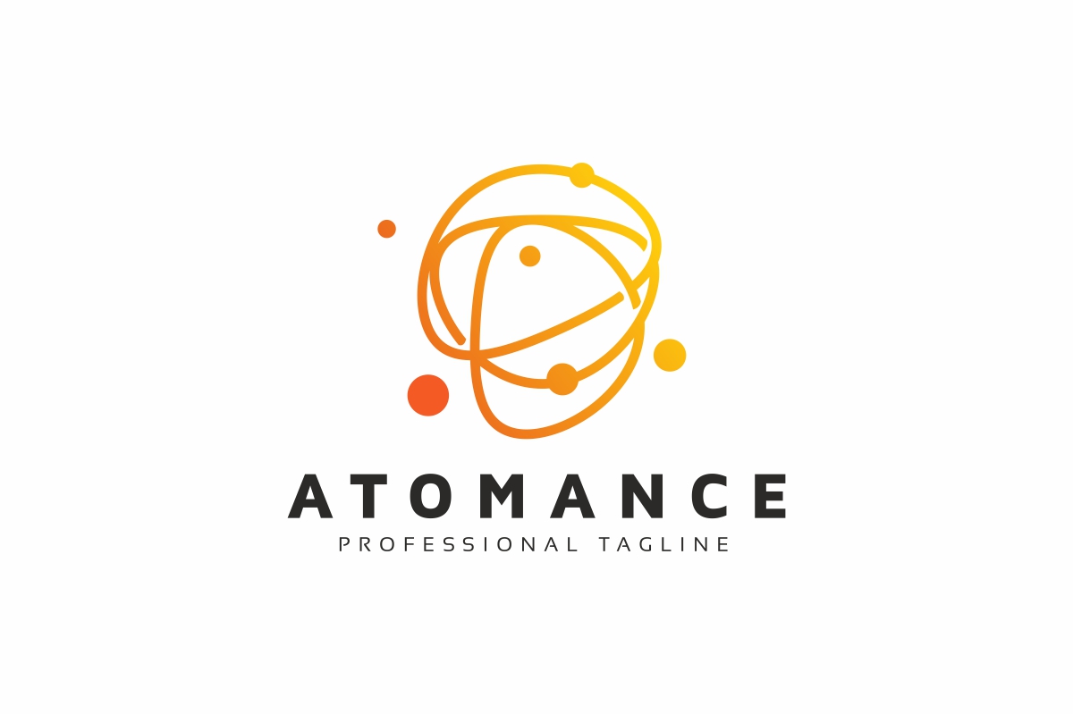 Atom Science Logo Template