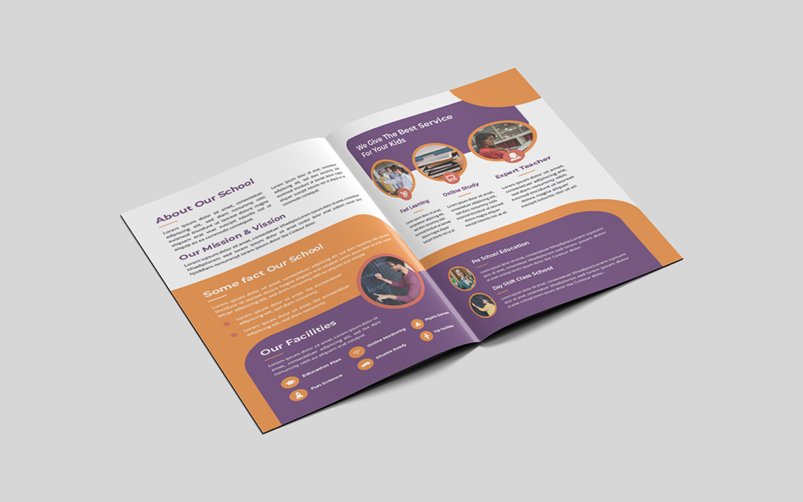 Education School Bifold Brochure