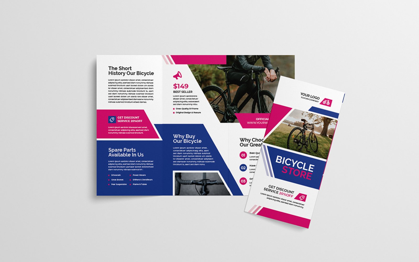 Bicycle Store Trifold Brochure