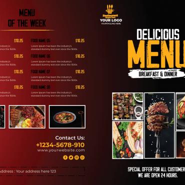 Bifold Menu Corporate Identity 226767