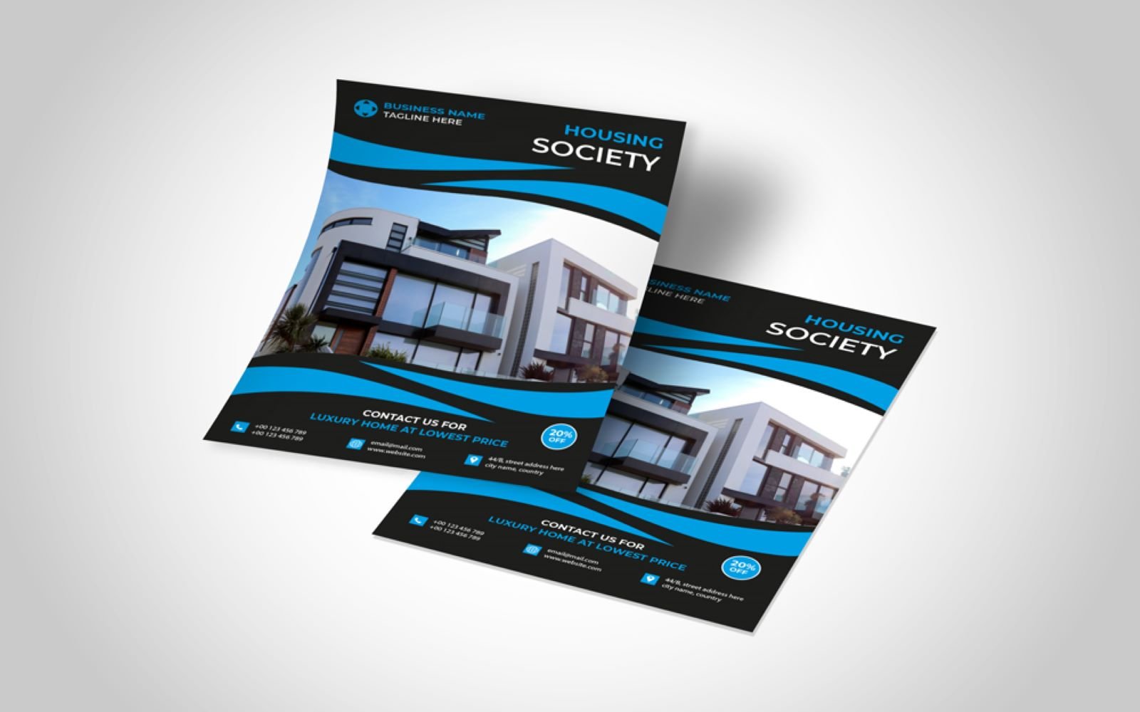 Housing Society Flyer Template