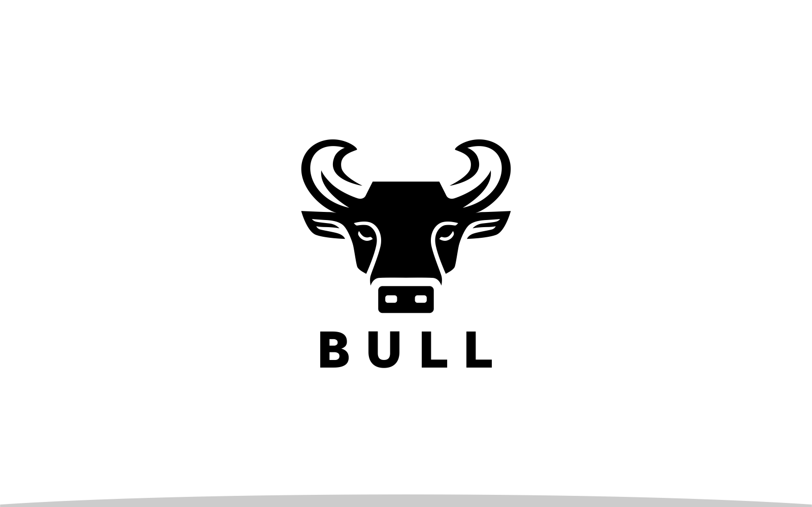 Bull Head Financial Logo Template