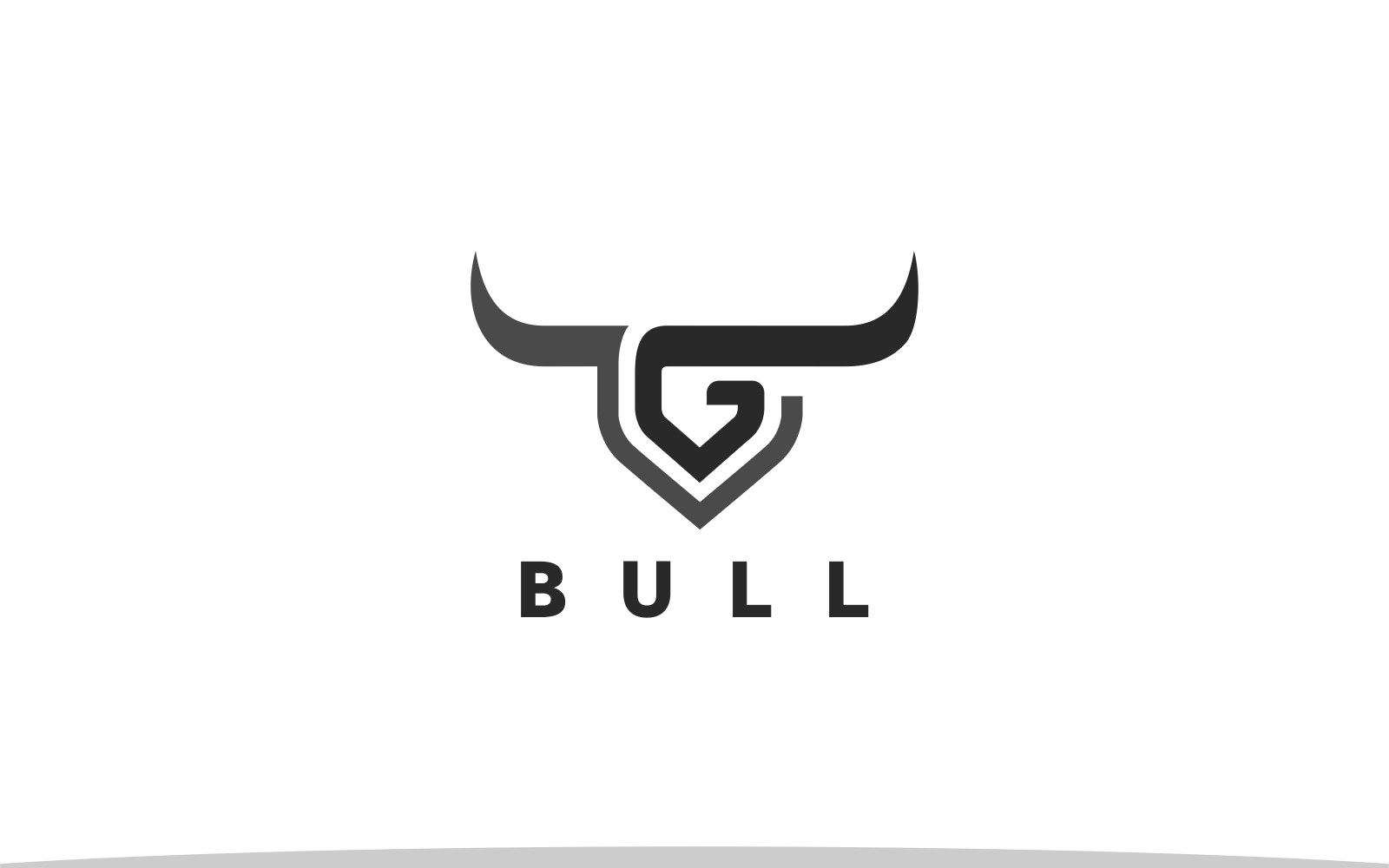 G Letter Bull Logo Template