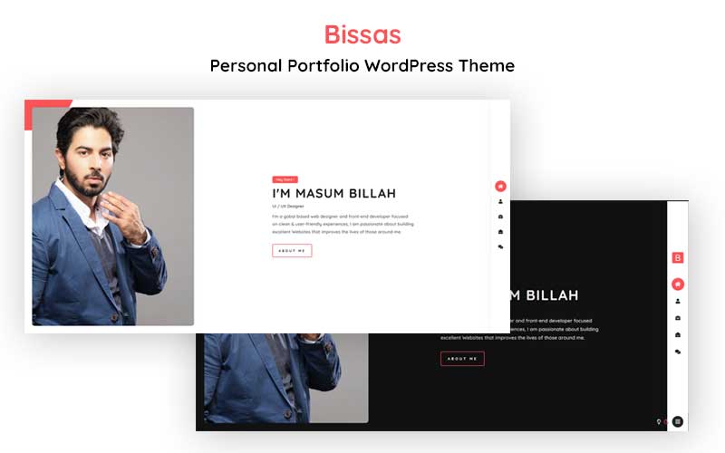 Bissas - Personal Portfolio WordPress Theme