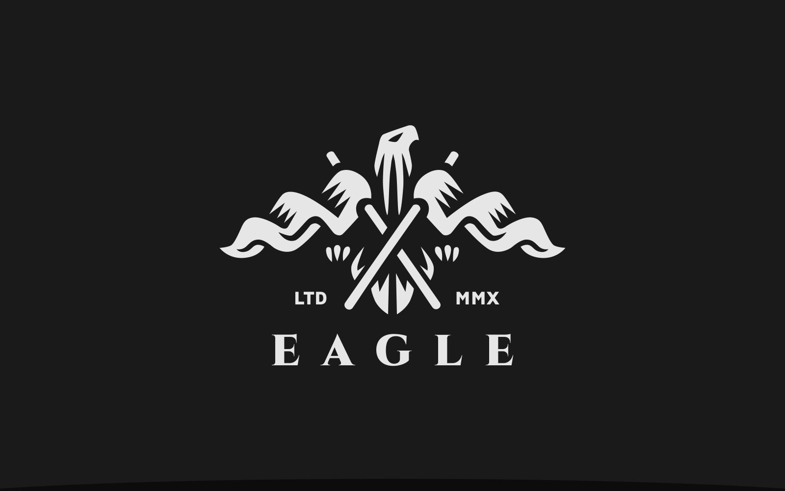 Eagle Flag Hawk Logo Template