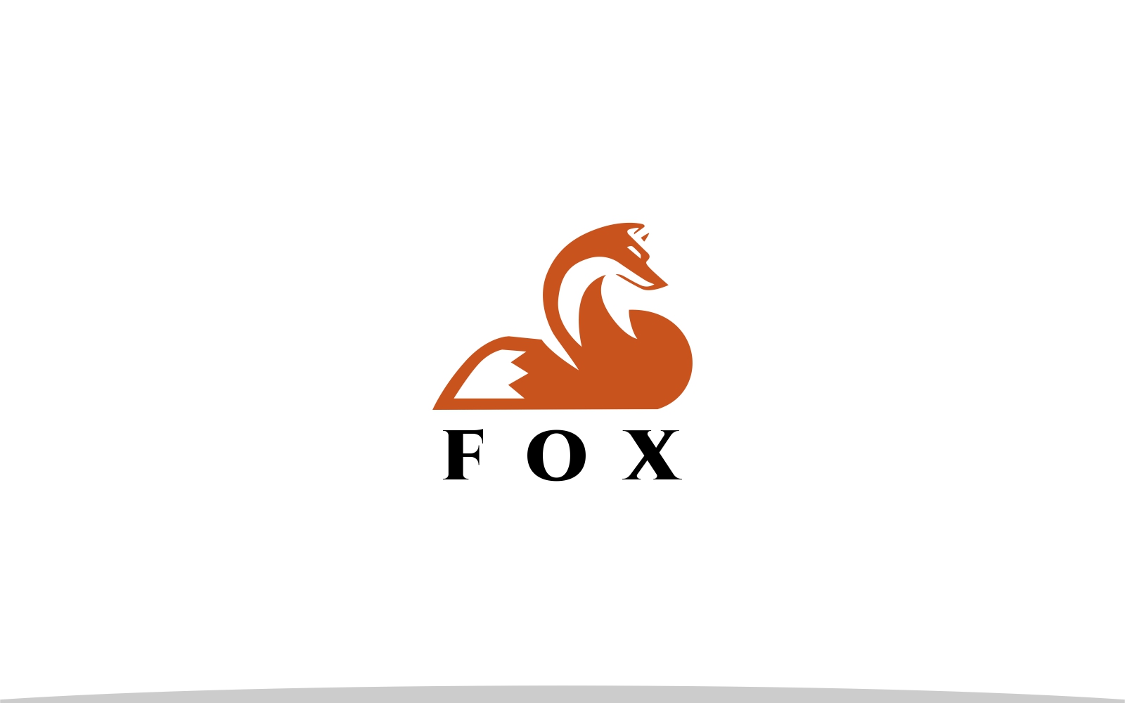 Fox Logo Simple Fox Template