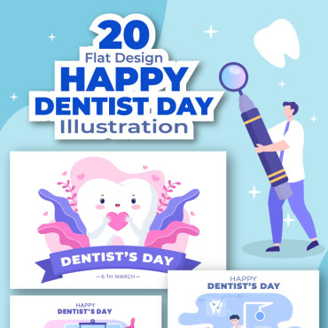 Day Dentist Illustrations Templates 227445