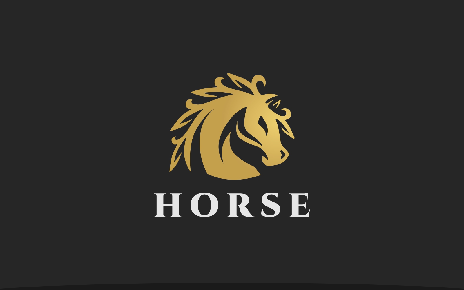 Horse Luxury Logo Template