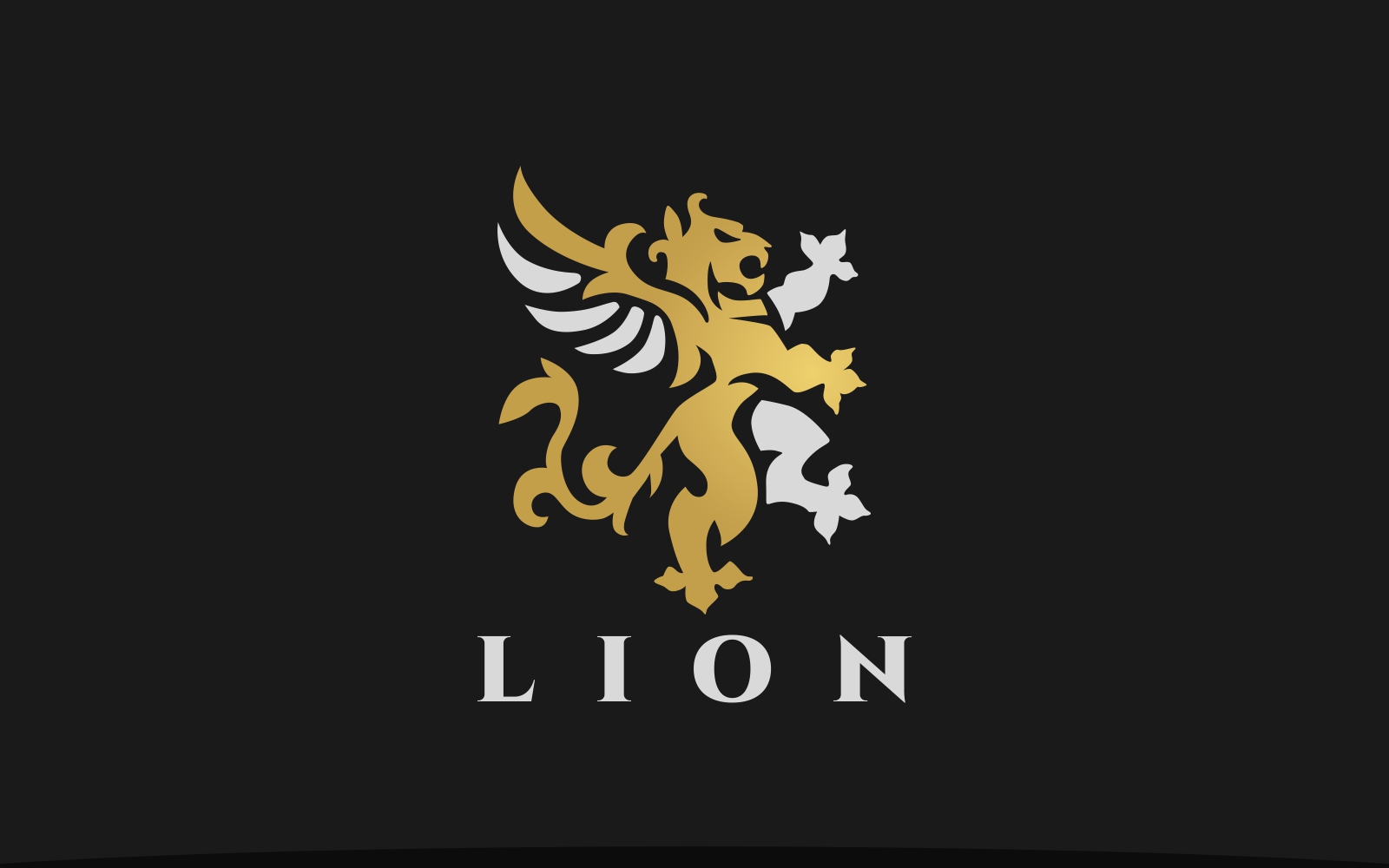 Lion Heraldry Winged Lion Logo