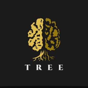 Brain Tree Logo Templates 227554