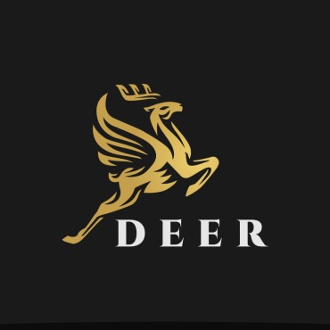 Deer Elegant Logo Templates 227564