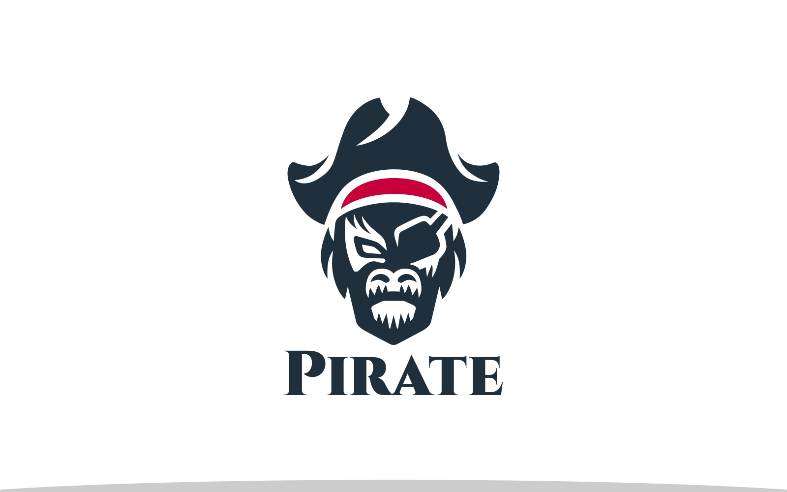 Gorilla Pirate Logo Template
