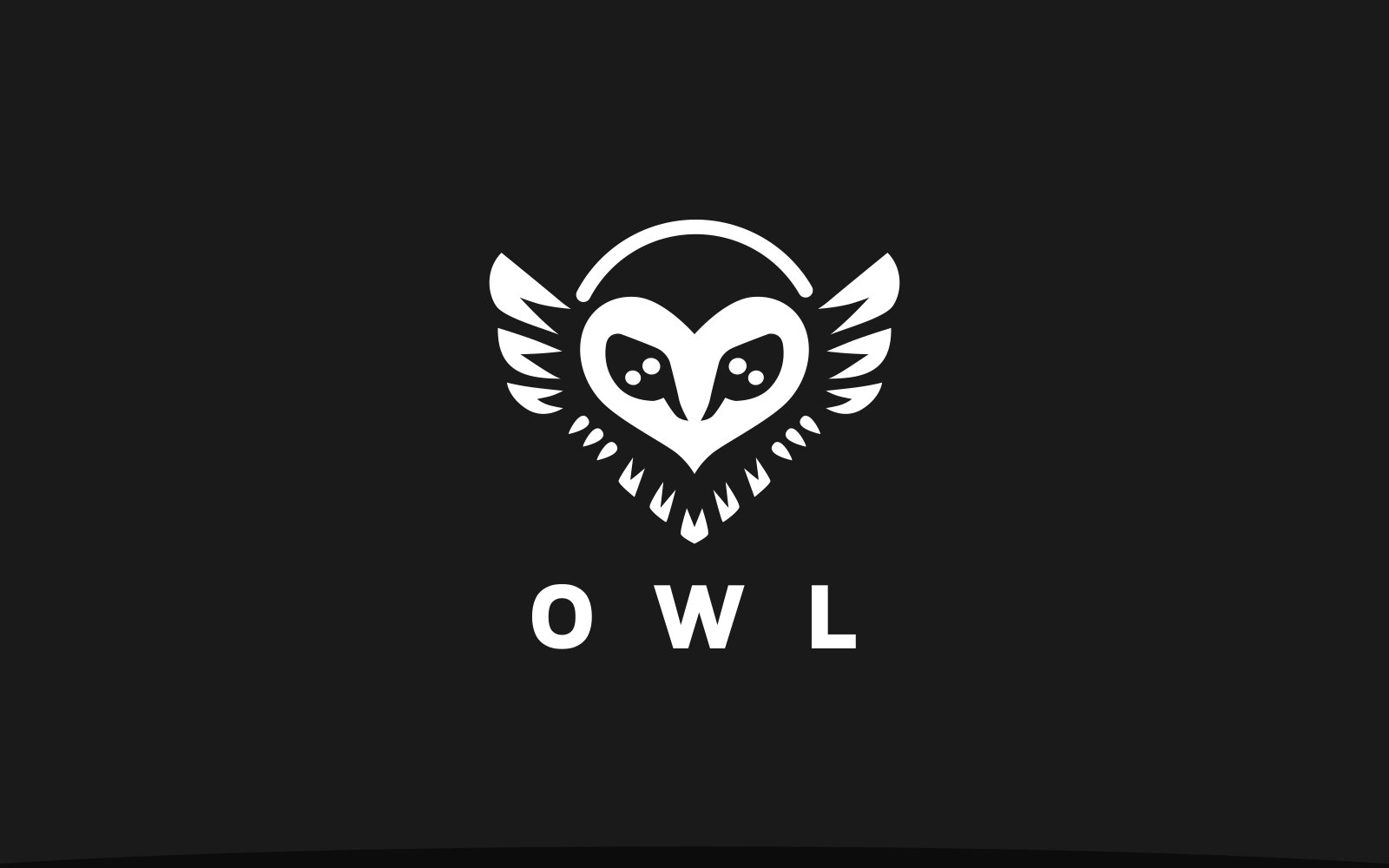 Cute Owl Iconic Logo Template