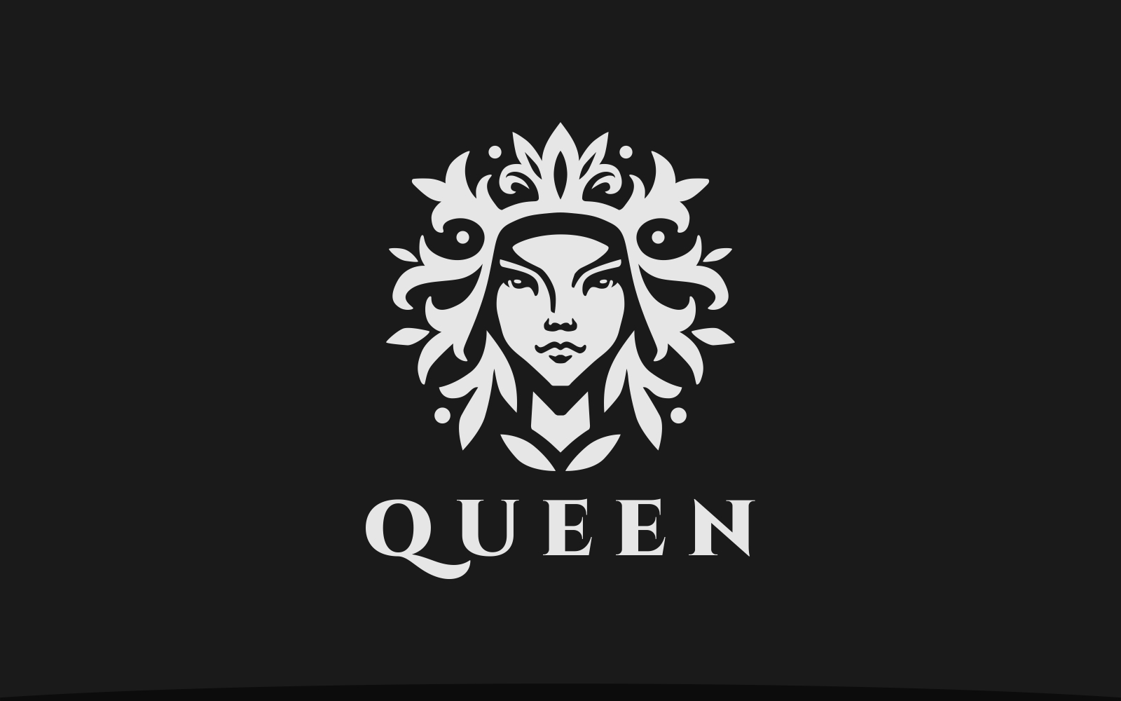 Queen Nature Logo Template