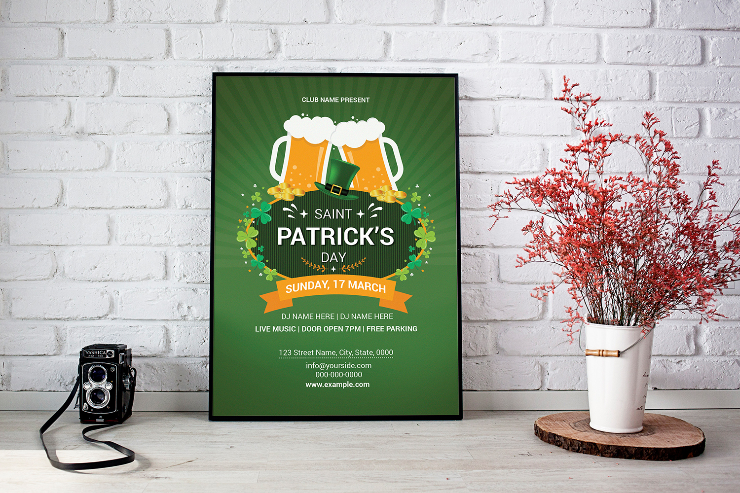 St. Patrick’s Day Party Flye Corporate Identity Template