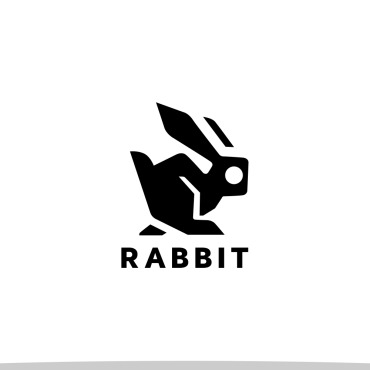 Animals Bunny Logo Templates 227663