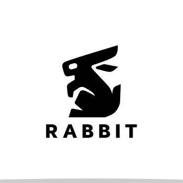 Animals Bunny Logo Templates 227664