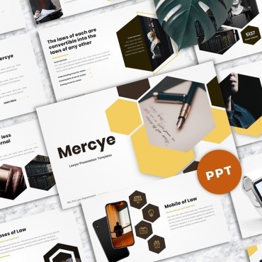 Attorney Business PowerPoint Templates 227685